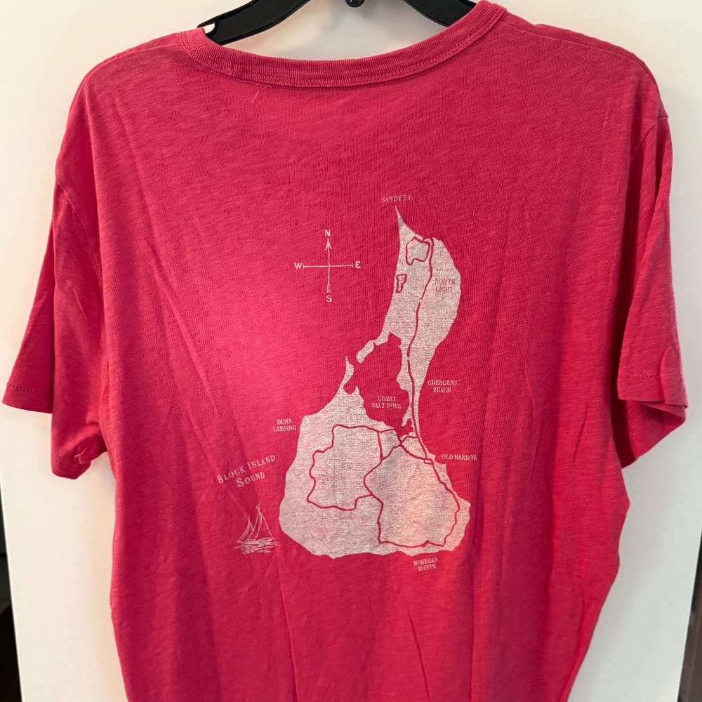 J Crew Limited edition, Block Island t-shirt in great shade of pink!